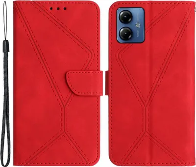 Produktbild von Motorola Moto G54 Hülle - Coverup Klapphülle - Rot