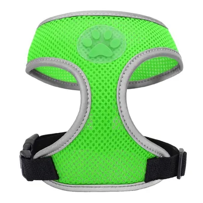Produktbild von Reflexní postroj PETARTIST pro psa - zelený, velikost S