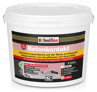 Produktbild von Isolbau Betonkontakt 15 kg Haftbrücke Haftgrund Grundierung für Beton und Stahlbeton