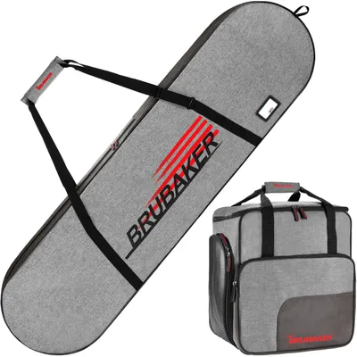 Zdjęcie produktu dla Zestaw toreb na snowboard BRUBAKER – Velocity Performance – torba na snowboard + torba na buty – torba na snowboard i torba na buty snowboardowe, 170 cm