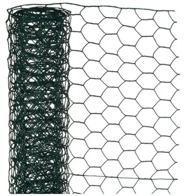 Produktbild von Nature Sechseckgeflecht 1x5 m 13 mm Kunststoffbeschichteter Stahl Grün
