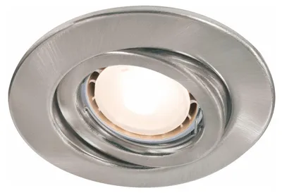 Obrázok produktu pre Paulmann 920.25, Zapustené bodové osvetlenie, GU10, 1 žiaroviek, LED, 3000 K, Brúsená oceľ