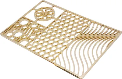 Zdjęcie produktu dla Ice Design Tray Copper DIY Ice Cube Stamp Plate Bartender Accessories for Cocktails Whiskey Bourbon Lovers C03