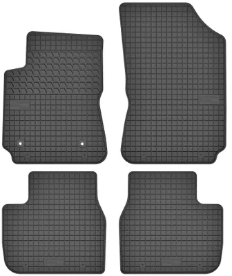 Image de Tapis de sol en caoutchouc pour Citroen C4 Cactus 2014-2018 (crossover) – 4 pièces, noirs, sur mesure