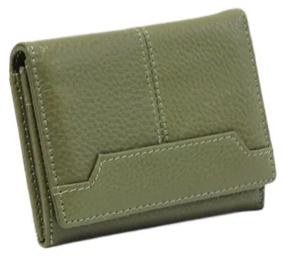 Produktbild von irisaa Kartenetui Damen & Herren, Kleine Geldbörse mit Münzfach, Kartenhalter mit 8 Kartenfächern, Mini Portemonnaie Slim Wallet mit Scheinfach, 10 x 8 cm