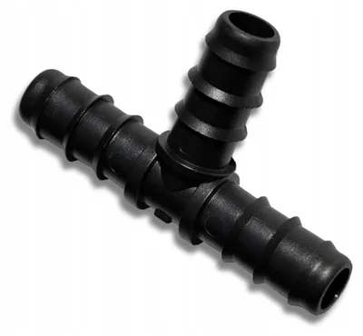 Obrázek produktu pro Tlaková T-spojka 16x16x16 mm pro kapkovou závlahu PE hadice