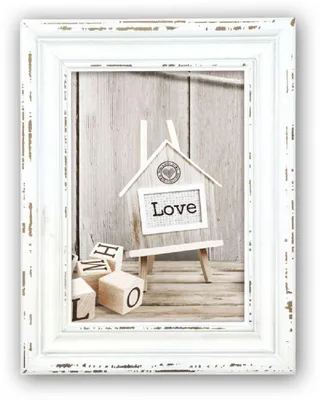 Image de Cadre en bois ZEP Rivoli 30x45 cm blanc