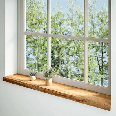 Zdjęcie produktu dla vidaXL Parapety 2 szt. Jasnobrązowy 140x20x2 cm lite drewno dębowe