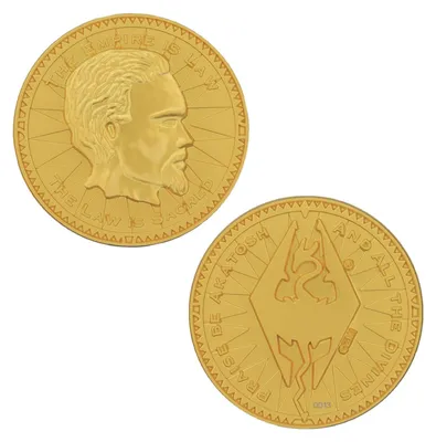 Obrázok produktu pre The Elder Scrolls Sammelmünze Septim Misty Gold Edition