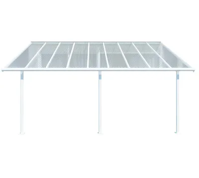 Produktbild von Palram - Canopia Aluminium Terrassenüberdachung Sierra Weiß 299x555x305 cm