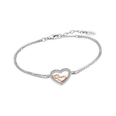 Produktbild von Lotus Silver Zirkonia Armband Damen LP1856-2/1 Herzen 925 Silber D2JLP1856-2-1
