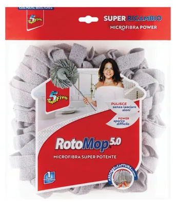 Obrázek produktu pro ROTOMOP 5.0 Náhradní mikrovláknová utěrka, velmi kvalitní, 1 kus