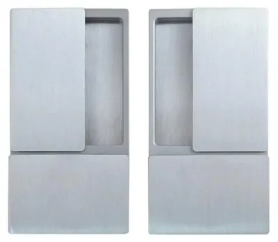 Produktbild von AGB Wave Einlassgriff chrom satiniert für Türen 38-50 mm (B300000032)