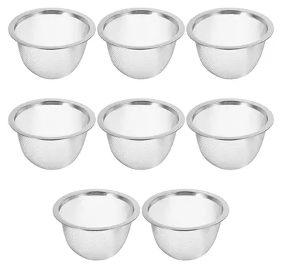 Zdjęcie produktu dla Omgoods - Filtry do herbaty - Zestaw 8 wielorazowych filtrów do zaparzania herbaty