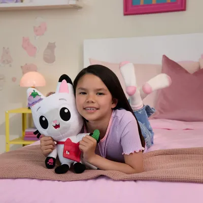 Zdjęcie produktu dla Gabby's Dollhouse GDH PLH Movie Feature Plush GML, Kot zabawka, 3 lat(a), Interaktywny, AAA