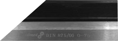 Produktbild von PAULIMOT Präzisions-Haarlineal 75 mm, DIN 874/00, rostfrei