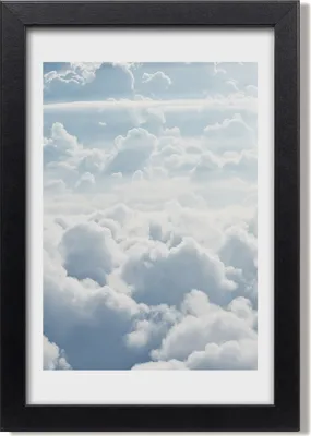 Produktbild von Bild 20x30 MDF-Rahmen, Wandkunst Flug über die Wolken