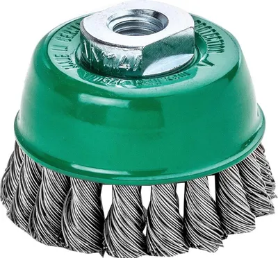 Image de Lessmann Zopf-Topfbürste (Ø 65 mm, 18 Zöpfe, Besatzmaterial Ø 0,35 mm, M14)