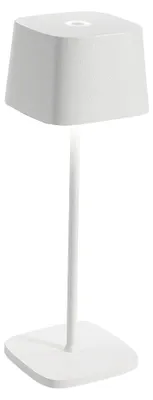 Produktbild von Zafferano Ofelia Pro Weiß Wiederaufladbare und dimmbare LED-Tischlampe - 2200-2700-3000K - 9h Maximalleistung