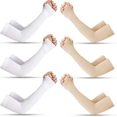 Produktbild von Sonnenschutz-Kühl-Armstulpen für Damen und Herren, Kompressionsstulpen für Fußball, Golf und Volleyball