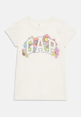 Produktbild von GAP Kinder T-Shirt XXL mit Rundhalsausschnitt, kurzen Ärmeln und Front-Prints