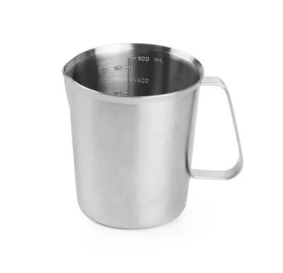 Produktbild von HENDI Messbecher Edelstahl   1,0 Ltr 120x135 mm mit Skala