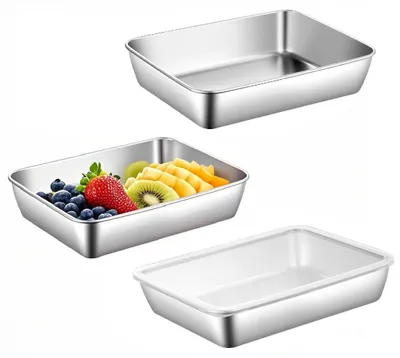 Produktbild von 3-teiliges Panier-Schalen-Set aus Edelstahl
