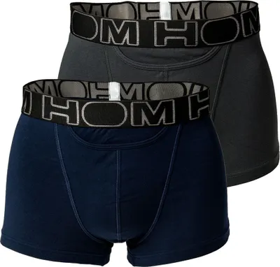 Obrázok produktu pre HOM 2 Pack HO1 Pánske boxerky Boxerlines 1 tmavomodré 1 sivé V006 XXL