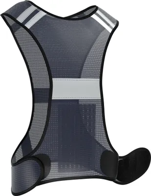 Produktbild von EAZY CASE Reflektorweste Sicherheitsweste flexibel einstellbar Warnweste mit Reflektoren atmungsaktiv reflektierend Straßenverkehr, Schwarz