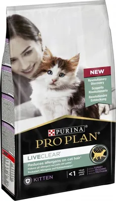Zdjęcie produktu dla Purina Pro Plan LiveClear Kitten bogata w indyka 1,4 kg
