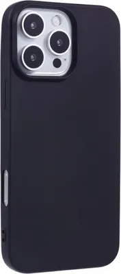 Produktbild von Wigento Silikon TPU Schutzhülle für Apple iPhone 16 Pro, Schwarz, dünn, Glossy, mit präzisen Aussparungen und vollem Zugriff auf Bedienelemente