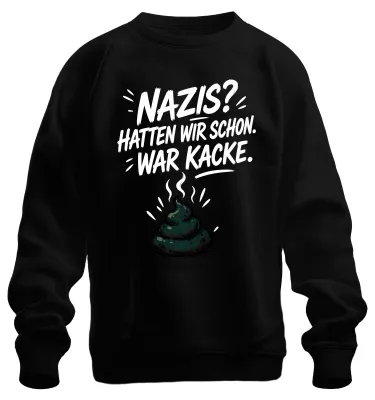 Obrázok produktu pre Tričko s nápisom "Mali sme už nacistov, toto je horšie", s ironickým podtónom, čierna farba, veľkosť S