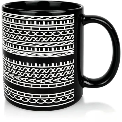 Image de Tasse "Je déteste les gens", noire, avec un motif imprimé des deux côtés