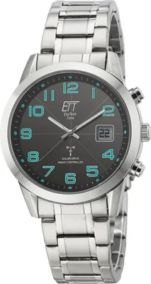 Image de Eco Tech Time Solar Drive Funk Basic EGS-11500-22M Montre radio pour homme