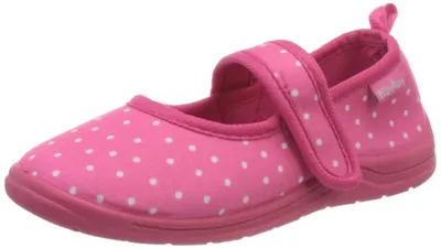 Produktbild von Playshoes Hausschuhe Unisex Kinder Hausschuh, Punkte, 32/33 EU