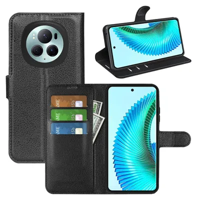 Immagine prodotto di Per Honor Magic 6 Smart Cellulare Custodia Nera Custodia in Pelle finta Cover Case Book