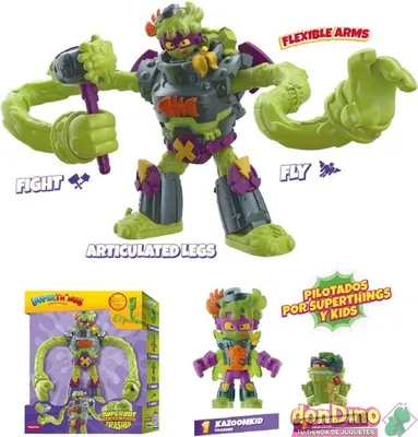 Produktbild von Super Things Zings Superbot Robot Power Arms Trasher
