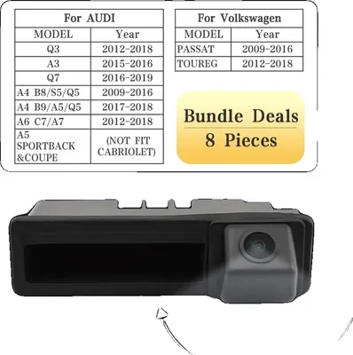 Image de Caméra de recul pour voitures, résolution 720P, angle de vision 170°, BLANC, 12V