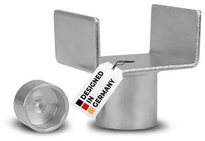 Obrázok produktu pre alca® U-adaptér pre hydraulické zdviháky s nosnou plochou 45 x 53 mm, vyrobený z ocele