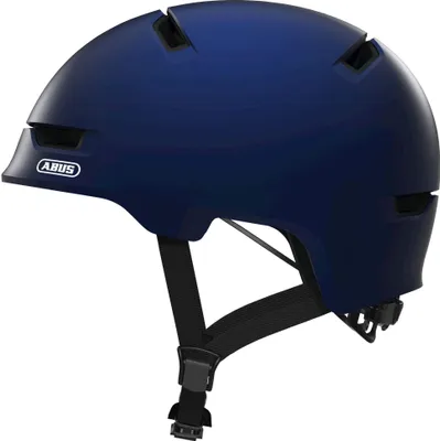 Produktbild von ABUS Stadthelm Scraper 3.0 - Robuster Hartschalen-Fahrradhelm für den Stadtverkehr - für Damen und Herren - Blau, Größe M (54-58 cm)