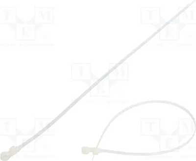 Produktbild von 100x Kabelbinder W: 4,8mm L: 380mm mit Befestigungsöffnung FIX-M-4.8X380/N Kabelbi
