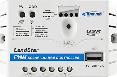 Zdjęcie produktu dla Regulator ładowania Epever PWM 30A USB
