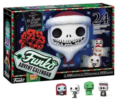 Produktbild von Advent Calendar The Jack Skellington The 24 Tage der Überraschung Vinyl-Minifigur Zum Sammelns Nightmare Before Christmas