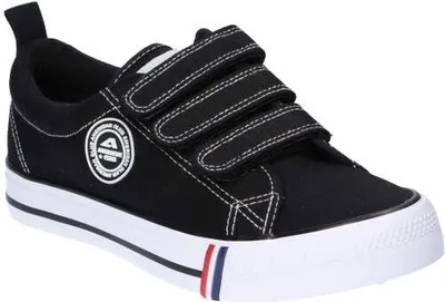 Produktbild von AMERICAN CLUB LH159 Original Sneaker, Turnschuhe mit Klettverschluss, luftig, Canvas Sneaker, Schwarz 41