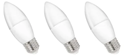 Produktbild von Spectrum E27 LED Kerzenlampe 4W 340lm 4000K Neutralweiß 230V 3 Stück