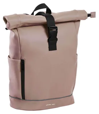 Produktbild von Daniel Ray Rolltop-Rucksack Laptoprucksack Highlands mit gepolstertem Rücken - PolyurethanRollrucksack Fahrradrucksack mit Laptopfach in Pink