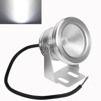 Produktbild von 2x 10W LED Unterwasser Strahler Teich Pool Licht Dimmbarer Flutlicht Spotlight für Garten Landschaft Brunnen Aquarium Beleuchtung, Kaltweiß