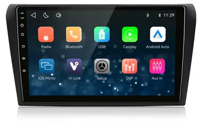 Produktbild von 9 Zoll Autoradio Plug & Play Linux für MAZDA 3 BK 2003-2009 mit CarPlay, Android Auto, Bluetooth & Lenkradsteuerung
