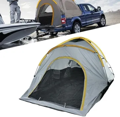 Produktbild von Pickup Truck Zelt, 315 x 180 x 170 cm, 2-Personen, Wasserdicht, Schwarz-Weiß, Camping, Angeln, Picknick