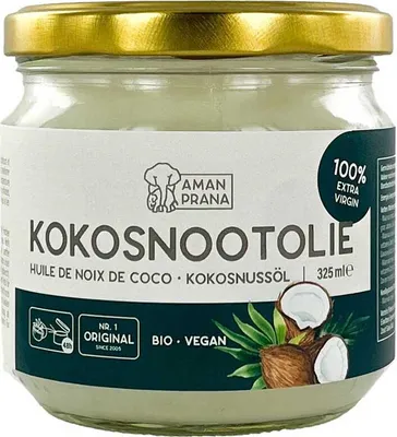 Produktbild von Aman Prana Extra vergine+ Kokosöl 325ml